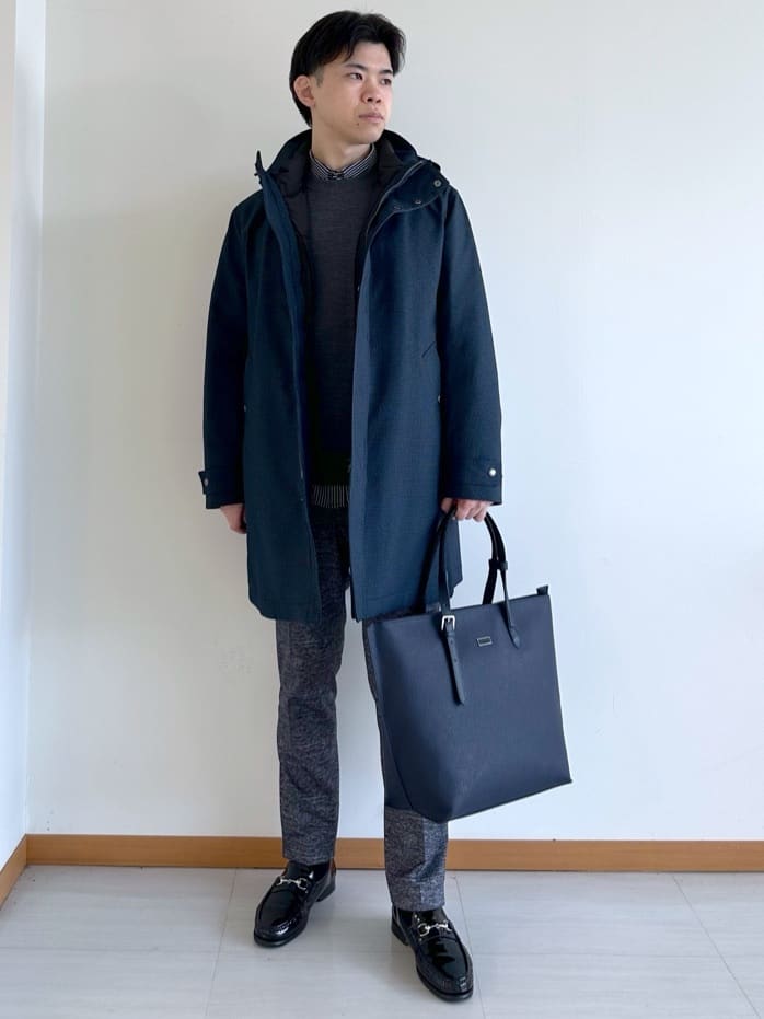 TAKEO KIKUCHIの【3WAY】ハウンズトゥース ダウンライナー コートを使ったコーディネートを紹介します。｜Rakuten Fashion(楽天ファッション／旧楽天ブランドアベニュー)5050123