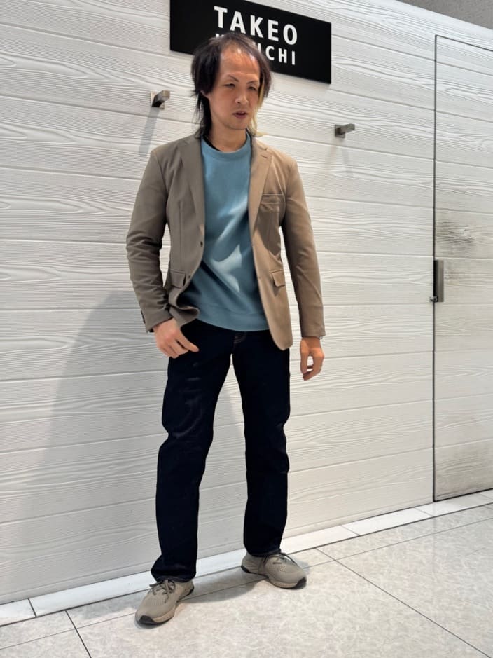 TAKEO KIKUCHIの【360°ストレッチ/セットアップ対応】None Of Stress ジャケットを使ったコーディネートを紹介します。｜Rakuten Fashion(楽天ファッション／旧楽天ブランドアベニュー)5050941