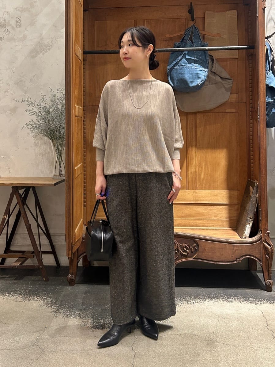 BEARDSLEY カラーネップツィードパンツ