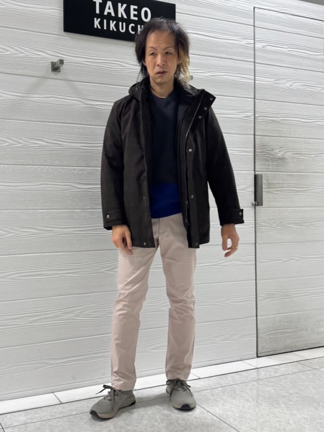 TAKEO KIKUCHIのウィンターコットン混 プルオーバー ニットを使ったコーディネートを紹介します。｜Rakuten Fashion(楽天ファッション／旧楽天ブランドアベニュー)5056643