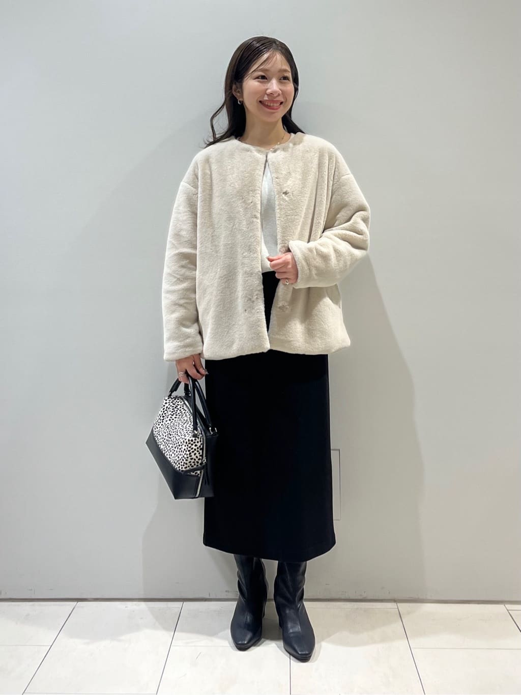 indivi フェイクファーコート05
