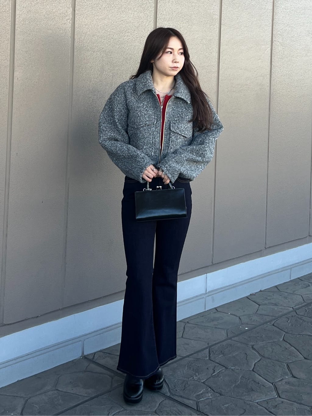 AZUL by moussyのブークレビッグポケットコートを使った