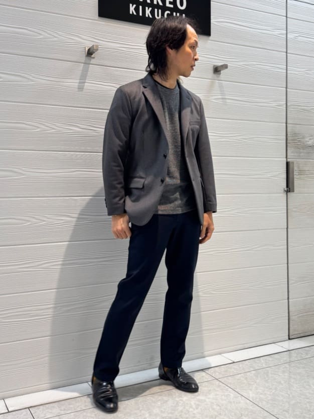 TAKEO KIKUCHIの【DOWN FABRIC】ダウンファブリック テーラード ジャケット / セットアップ対応を使ったコーディネートを紹介します。｜Rakuten Fashion(楽天ファッション／旧楽天ブランドアベニュー)5065258