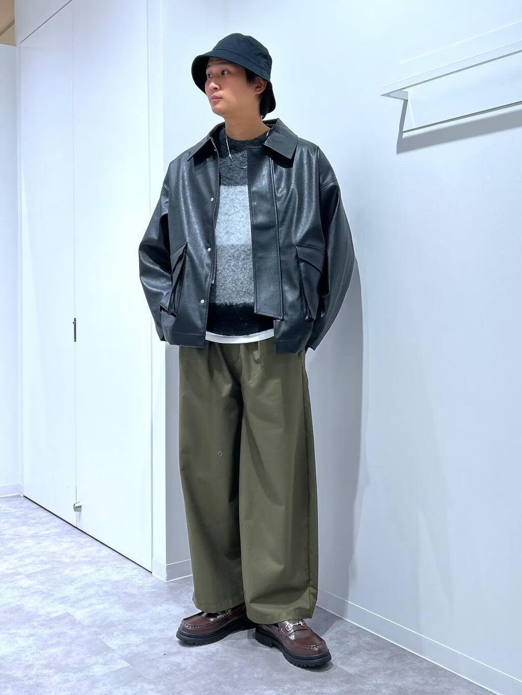 LAKOLEのPUレザージップブルゾンを使ったコーディネートを紹介します。｜Rakuten Fashion(楽天ファッション／旧楽天ブランドアベニュー)5067347