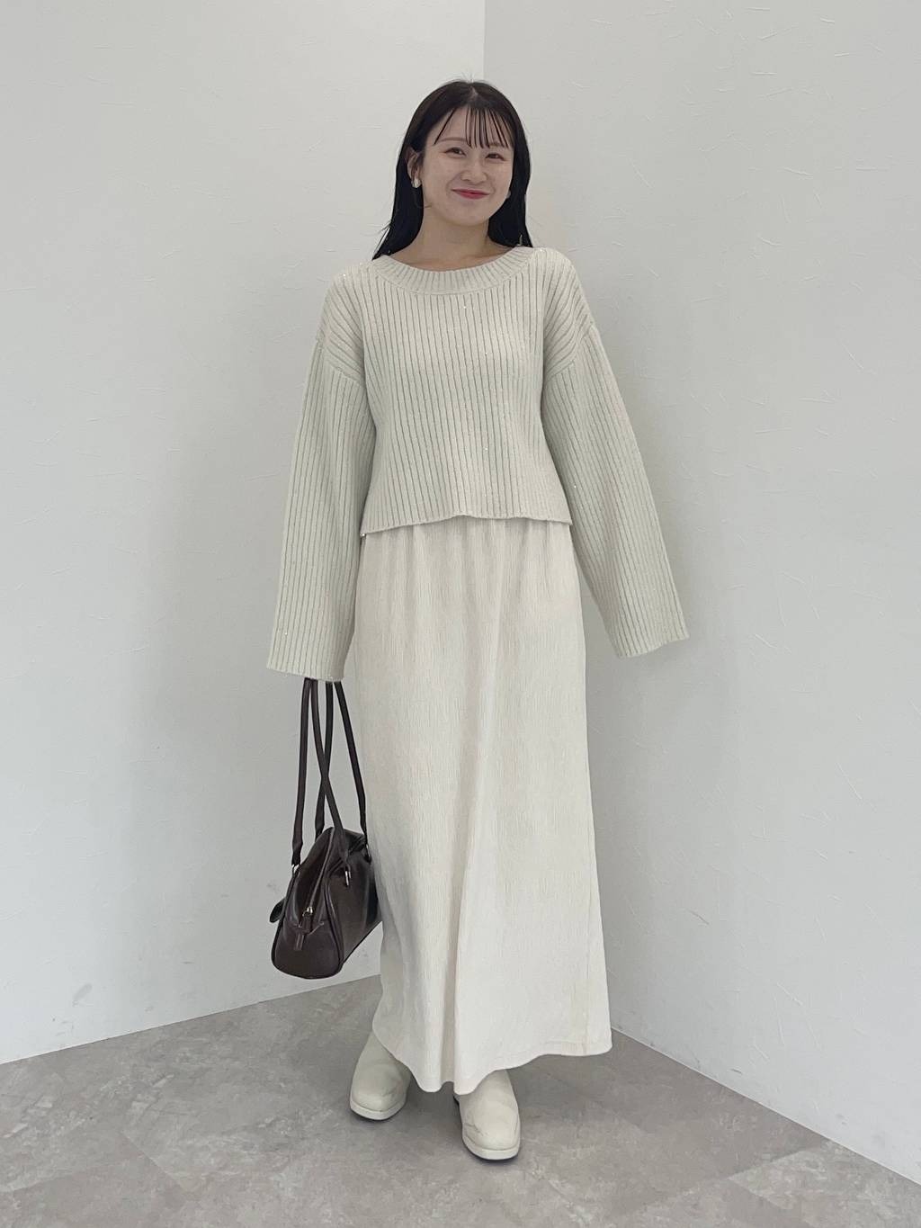 mysty womanの【上西星来さん着用アイテム】ニットストームショートブーツを使ったコーディネートを紹介します。｜Rakuten Fashion(楽天ファッション／旧楽天ブランドアベニュー)5074040