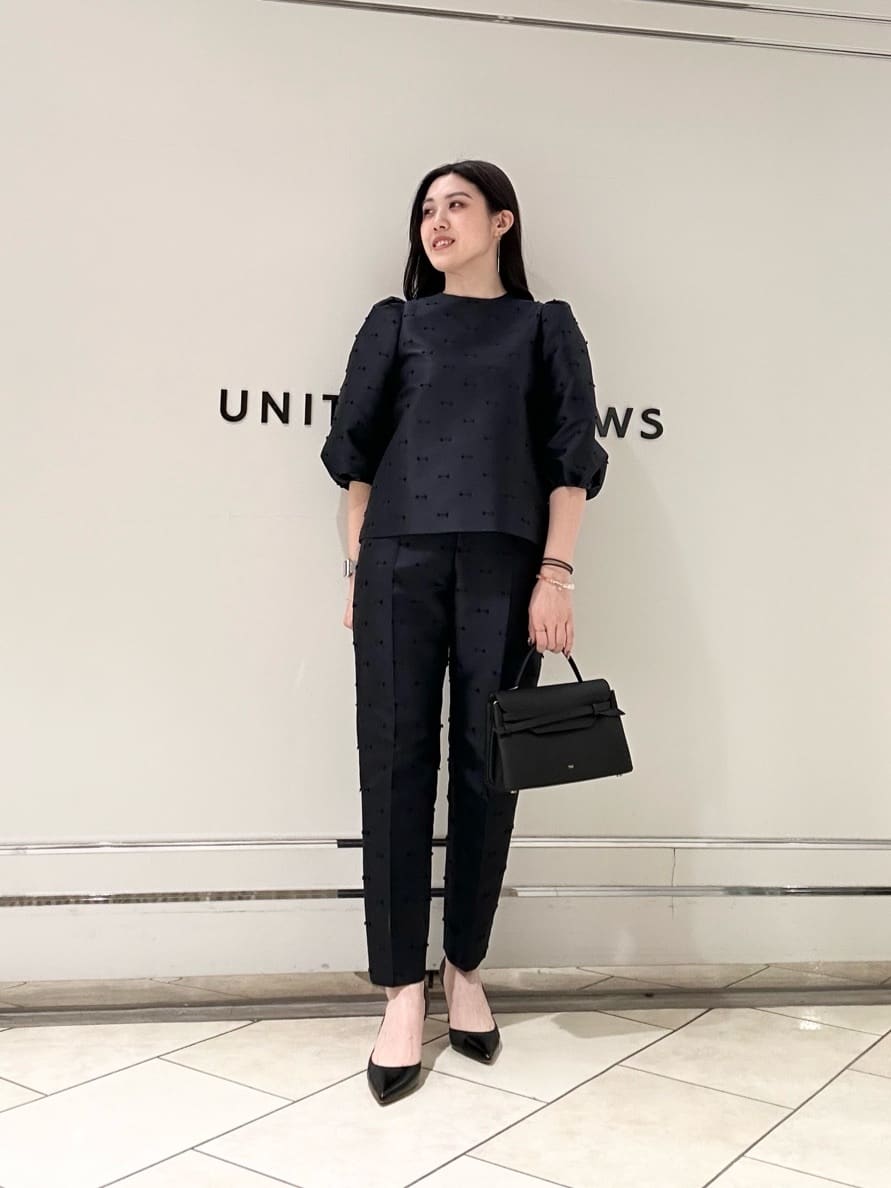 UNITED ARROWS LTD. OUTLET | リボン カットジャガード パンツ