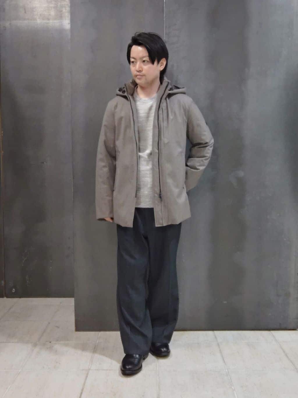 TAKEO KIKUCHIのスプリング メランジ ニットを使ったコーディネートを紹介します。｜Rakuten Fashion(楽天ファッション／旧楽天ブランドアベニュー)5095985