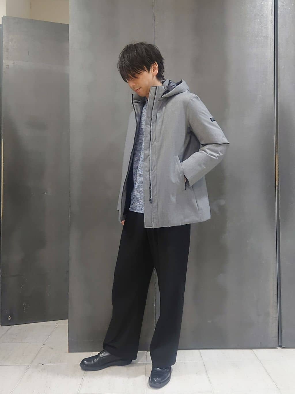 TAKEO KIKUCHIの【ONOFF対応】Super100'sウール ピンヘッド ダウンブルゾンを使ったコーディネートを紹介します。｜Rakuten Fashion(楽天ファッション／旧楽天ブランドアベニュー)5096004