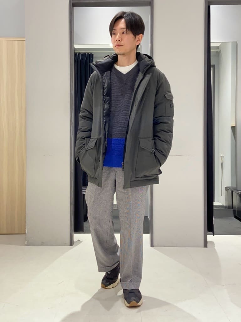 TAKEO KIKUCHIのウィンターコットン混 プルオーバー ニットを使ったコーディネートを紹介します。｜Rakuten Fashion(楽天ファッション／旧楽天ブランドアベニュー)5098469