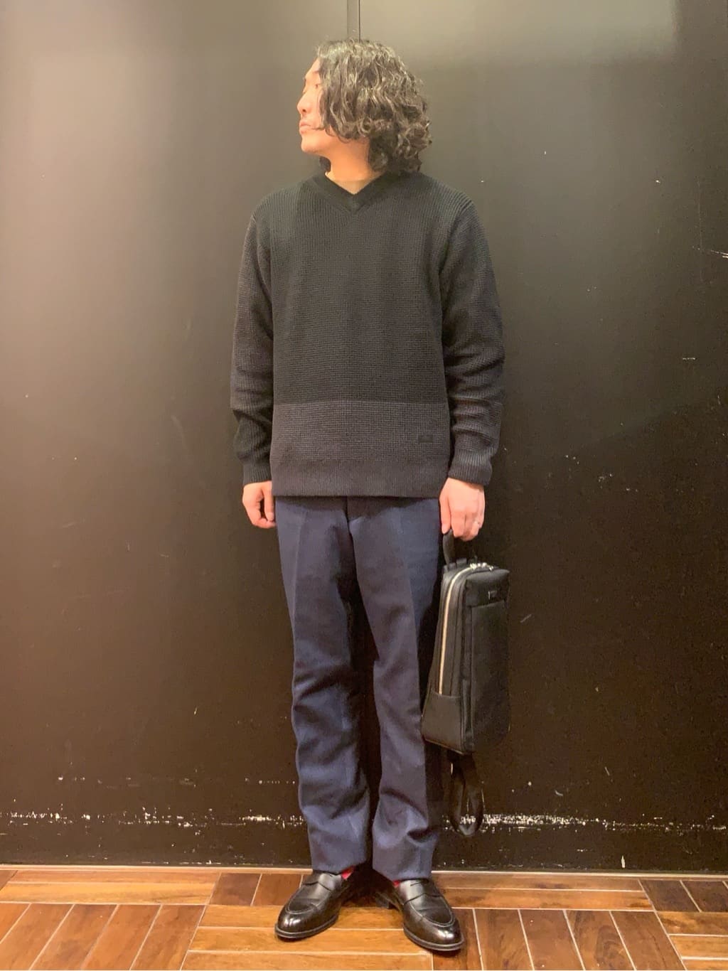 TAKEO KIKUCHIのウィンターコットン混 プルオーバー ニットを使ったコーディネートを紹介します。｜Rakuten Fashion(楽天ファッション／旧楽天ブランドアベニュー)5099098