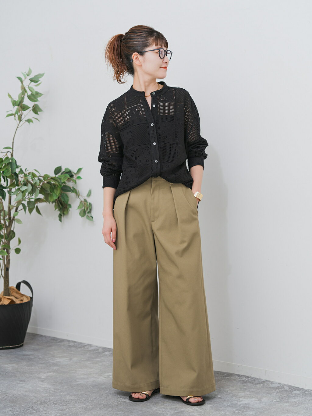 Spick & Span | 《追加3》PEレースシャツ | Rakuten Fashion(楽天