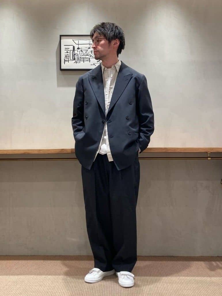 スティーブンアラン　ウールオックスフォードダブルブレステッド6Bジャケット　現行 Steven Alan（スティーブンアラン）の「＜Steven Alan＞ ウール