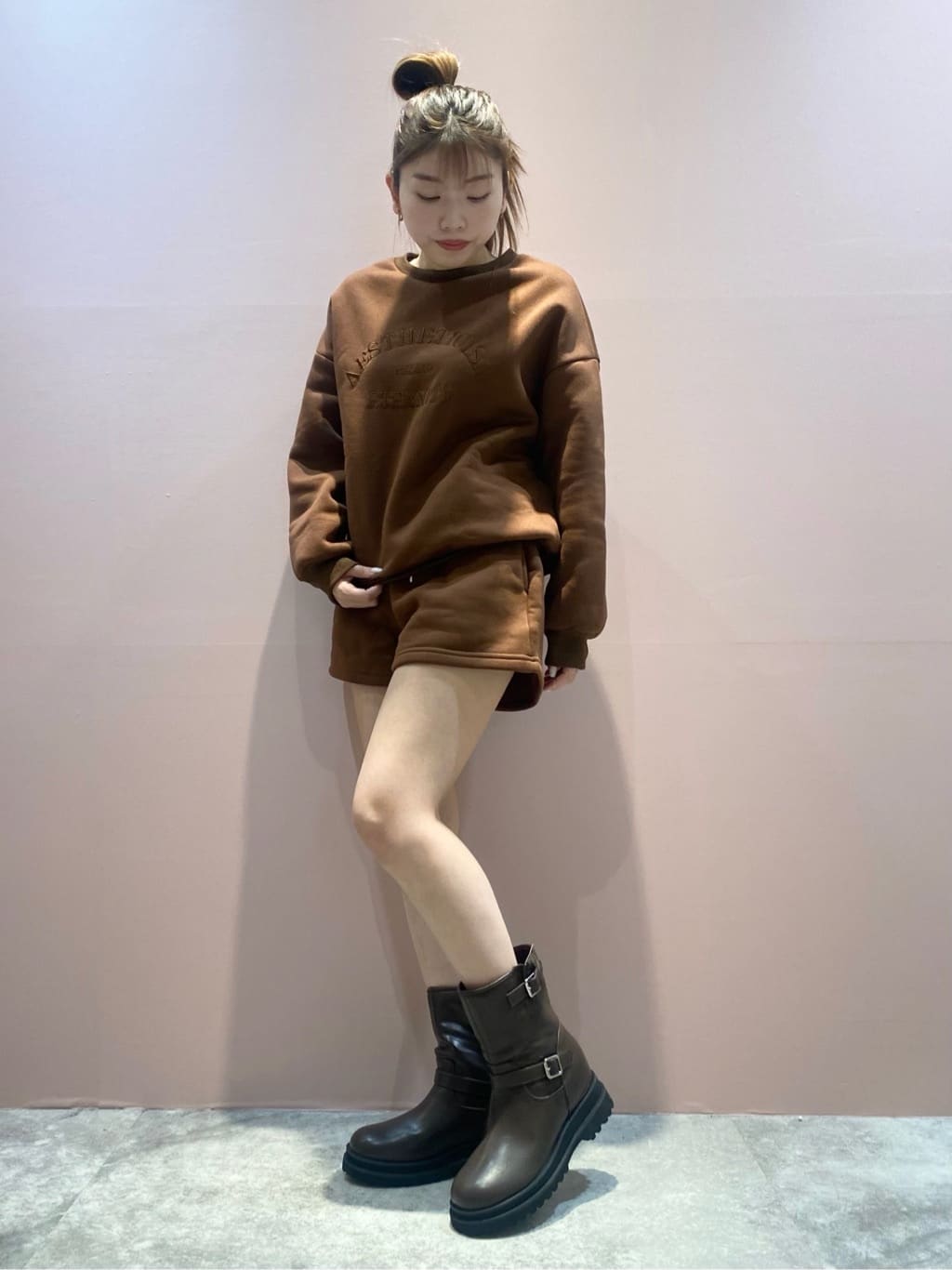 ESPERANZAのきゅんフィットインソールエンジニアショートブーツを使ったコーディネートを紹介します。｜Rakuten Fashion(楽天ファッション／旧楽天ブランドアベニュー)5122678