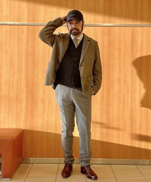 BEAMS HEARTのウォッシャブル ハウンドトゥース ネクタイを使ったコーディネートを紹介します。｜Rakuten Fashion(楽天ファッション／旧楽天ブランドアベニュー)5123249