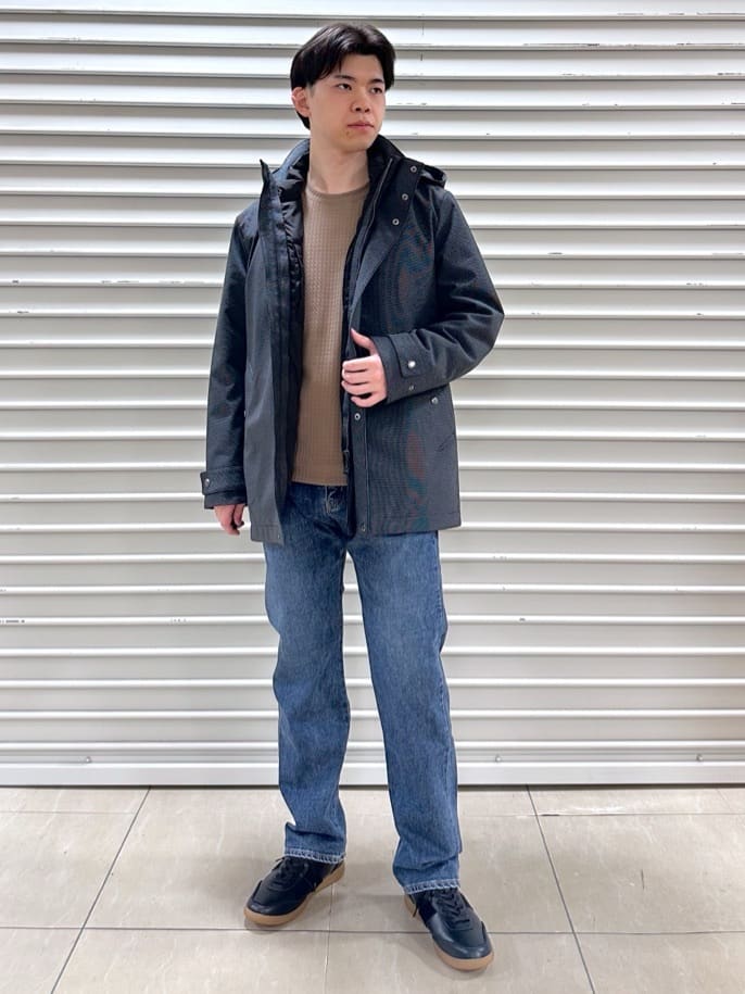TAKEO KIKUCHIの【3WAY】ドビー ダウンライナー付 ブルゾンを使ったコーディネートを紹介します。｜Rakuten Fashion(楽天ファッション／旧楽天ブランドアベニュー)5124329