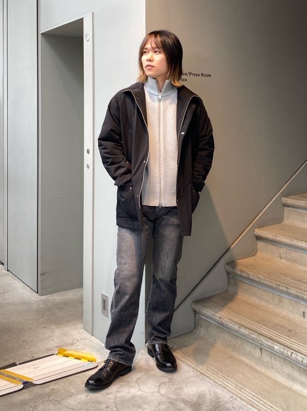 TAKEO KIKUCHIの【THE FLAGSHIP】THINDOWN 中綿ダウン ブルゾンを使ったコーディネートを紹介します。｜Rakuten Fashion(楽天ファッション／旧楽天ブランドアベニュー)5125949