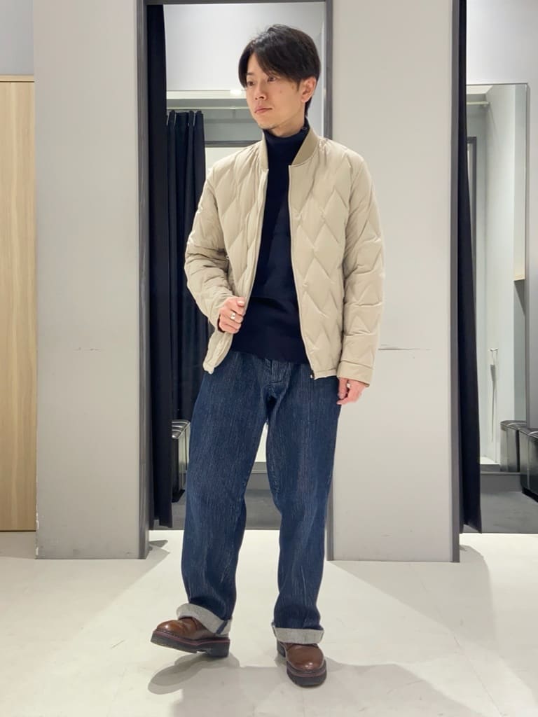 TAKEO KIKUCHIの【軽量アウター】エレクティブ キルト ブルゾンを使ったコーディネートを紹介します。｜Rakuten Fashion(楽天ファッション／旧楽天ブランドアベニュー)5127751