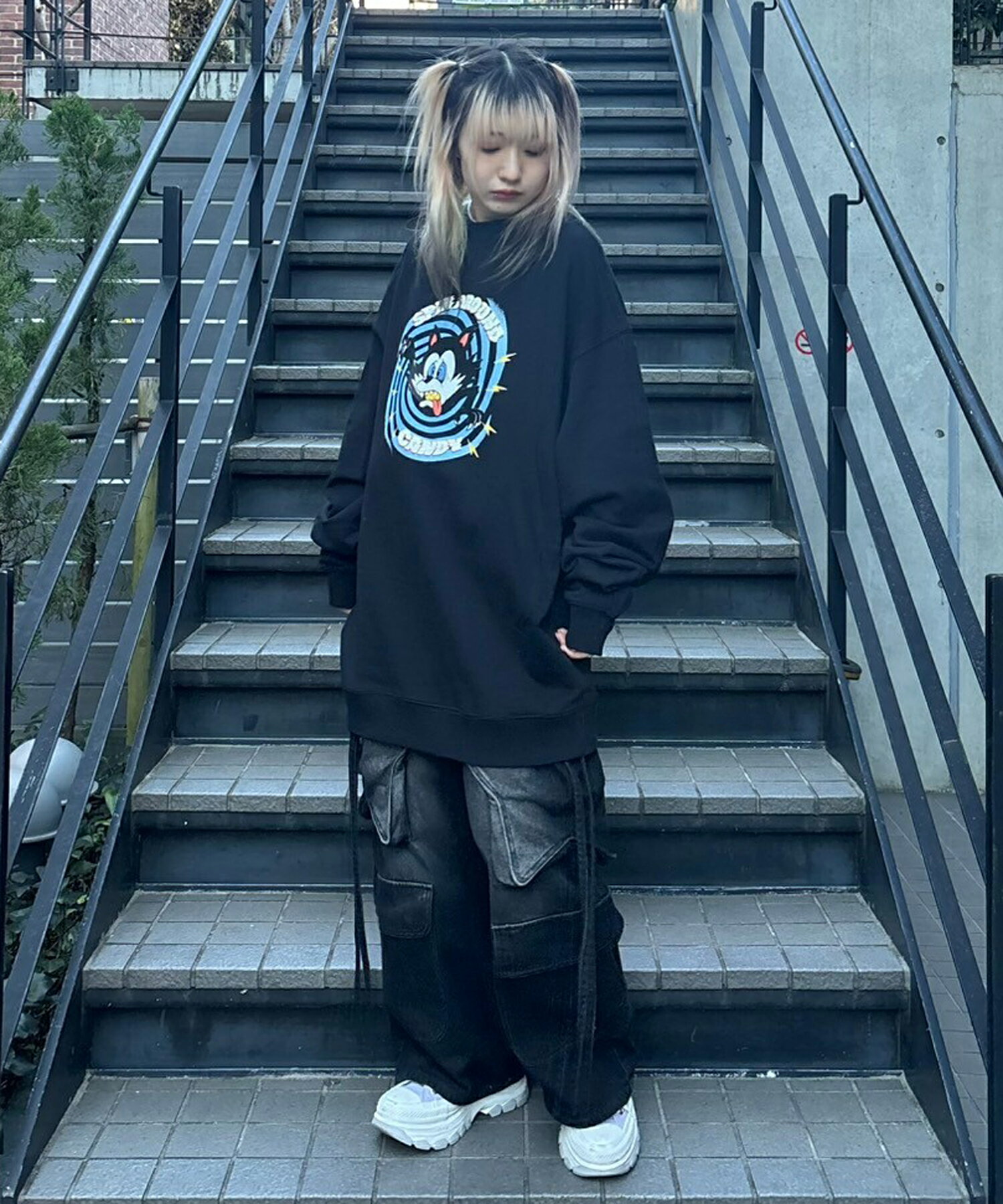 Candy StripperのSPIN AROUND SWEAT ONE-PIECEを使ったコーディネートを紹介します。｜Rakuten Fashion(楽天ファッション／旧楽天ブランドアベニュー)5130721
