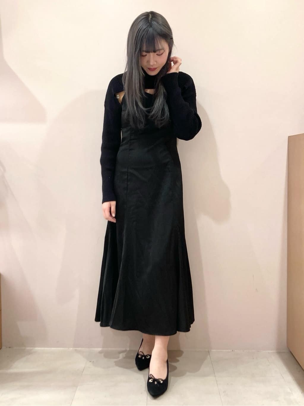 ESPERANZAのビジューリボンポインテッドトゥパンプスを使ったコーディネートを紹介します。｜Rakuten Fashion(楽天ファッション／旧楽天ブランドアベニュー)5132128