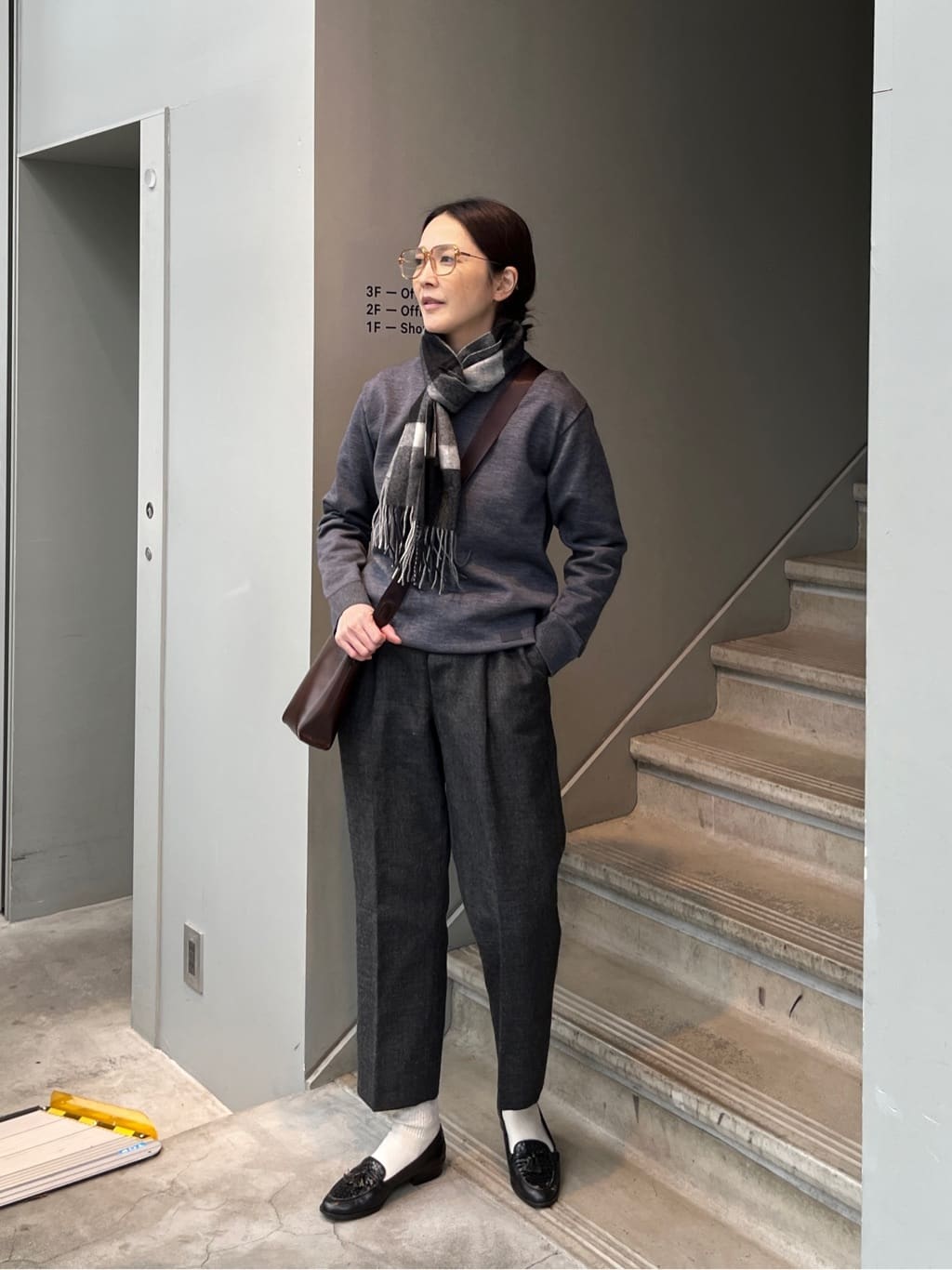 TAKEO KIKUCHIの【アンチピリング】クルーネック ニットを使ったコーディネートを紹介します。｜Rakuten Fashion(楽天ファッション／旧楽天ブランドアベニュー)5134257