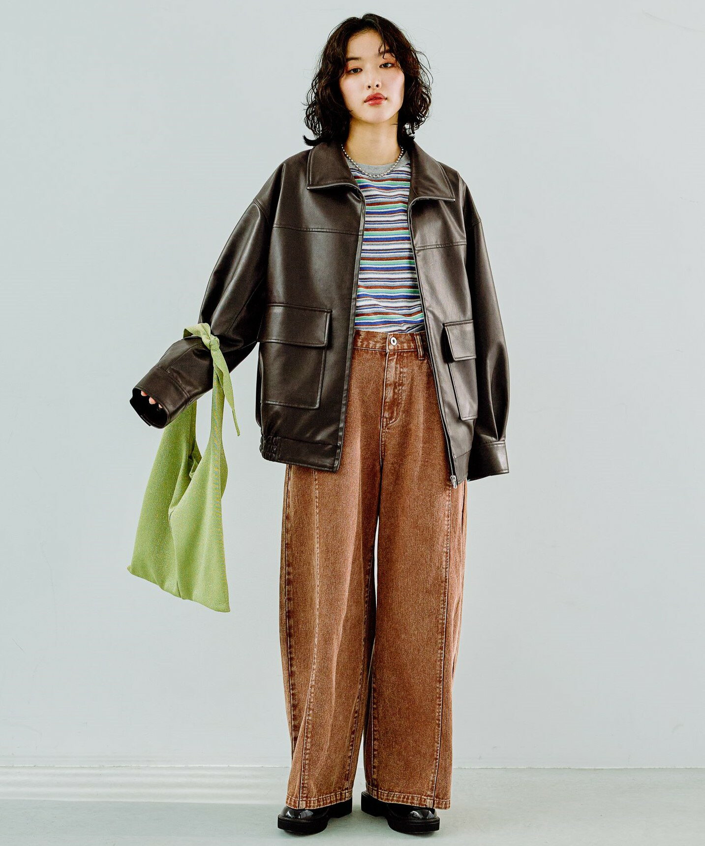 LEPSIM | カーブバギーデニムパンツ | Rakuten Fashion(楽天