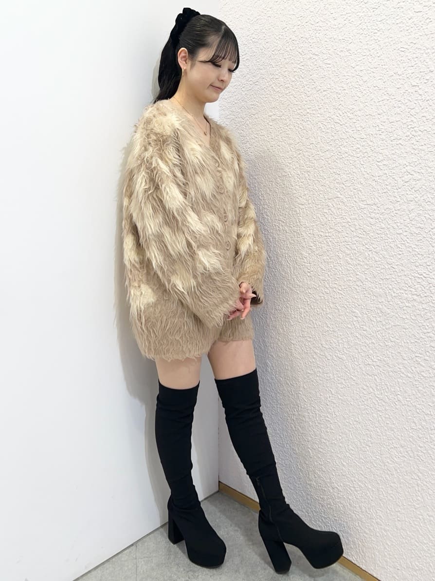 ESPERANZAの【ラク盛り/ニーハイブーツ】リピーター続出/脚長美脚 厚底ニーハイブーツを使ったコーディネートを紹介します。｜Rakuten Fashion(楽天ファッション／旧楽天ブランドアベニュー)5147888