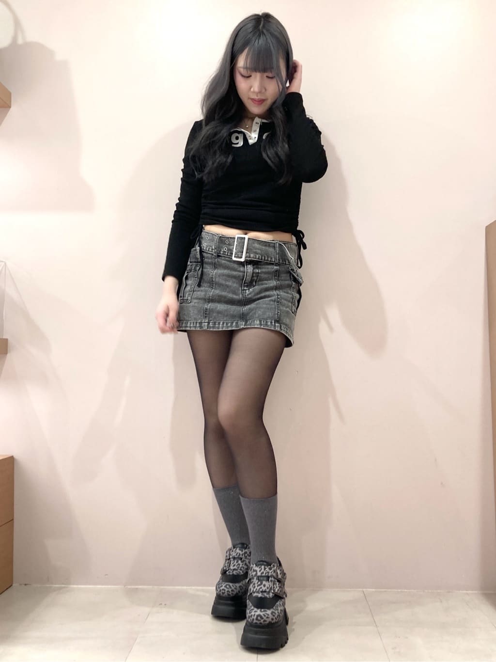 ESPERANZAのダブルストラップ厚底スニーカーを使ったコーディネートを紹介します。｜Rakuten Fashion(楽天ファッション／旧楽天ブランドアベニュー)5147902