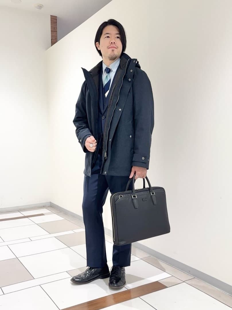 TAKEO KIKUCHIの【3WAY】ドビー ダウンライナー付 ブルゾンを使ったコーディネートを紹介します。｜Rakuten Fashion(楽天ファッション／旧楽天ブランドアベニュー)5149402