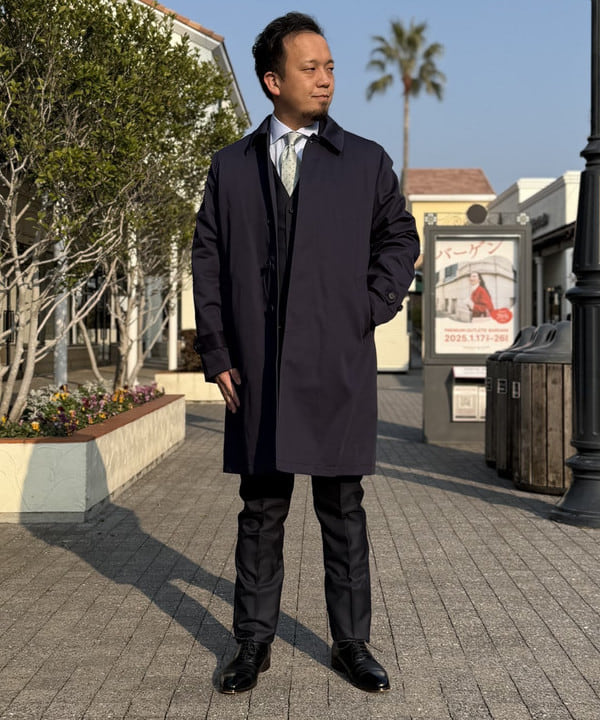 BEAMS HEARTの130's グレンチェック 3ボタン 3ピーススーツ(S~XXL・セットアイテム)を使ったコーディネートを紹介します。｜Rakuten Fashion(楽天ファッション／旧楽天ブランドアベニュー)5150458