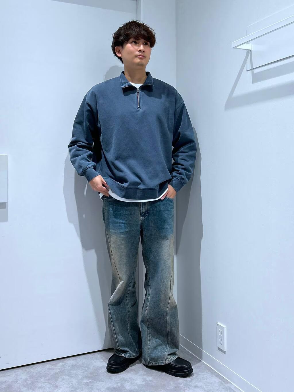 LAKOLEのウォッシュドハーフZIPを使ったコーディネートを紹介します。｜Rakuten Fashion(楽天ファッション／旧楽天ブランドアベニュー)5150575