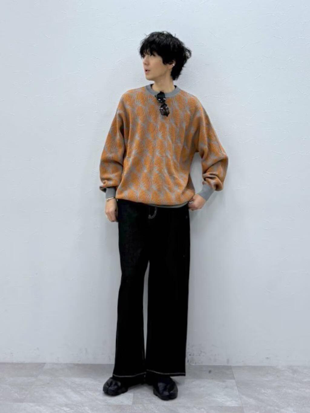 LAKOLEの総柄ニットプルオーバーを使ったコーディネートを紹介します。｜Rakuten Fashion(楽天ファッション／旧楽天ブランドアベニュー)5150577