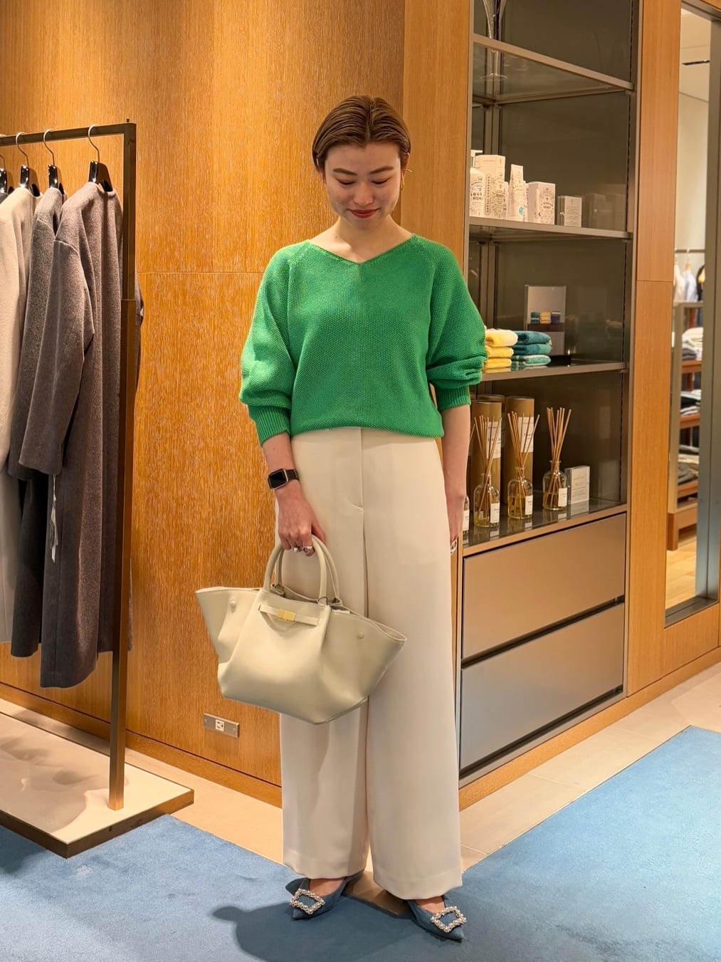 TOMORROWLAND | モスステッチ Vネックプルオーバー | Rakuten Fashion