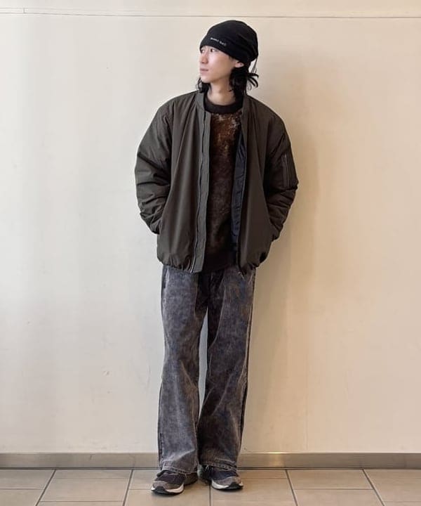 BEAMS HEARTのシャギー マーブル クルー ニット 25SSを使ったコーディネートを紹介します。｜Rakuten Fashion(楽天ファッション／旧楽天ブランドアベニュー)5164423