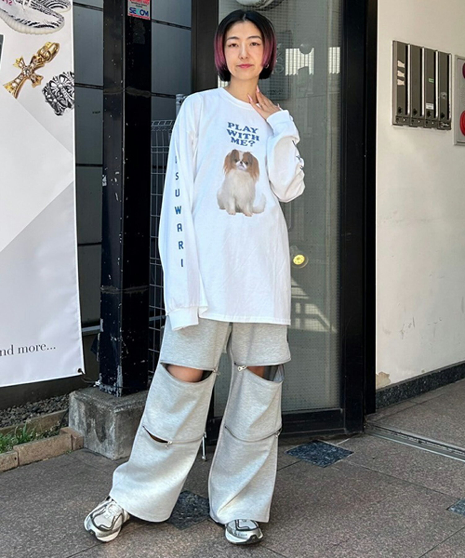 Candy StripperのOSUWARI L/S TEEを使ったコーディネートを紹介します。｜Rakuten Fashion(楽天ファッション／旧楽天ブランドアベニュー)5164159
