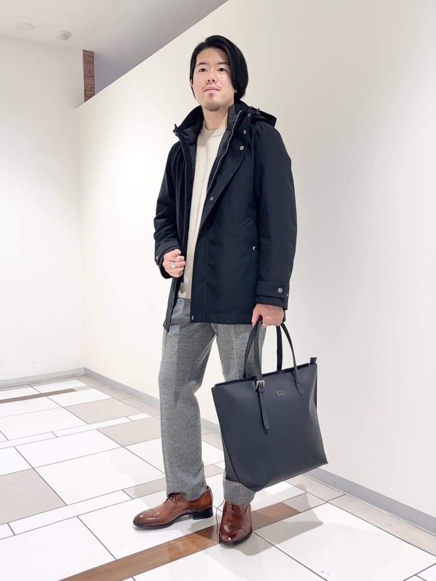 TAKEO KIKUCHIの【3WAY】ドビー ダウンライナー付 ブルゾンを使ったコーディネートを紹介します。｜Rakuten Fashion(楽天ファッション／旧楽天ブランドアベニュー)5165129