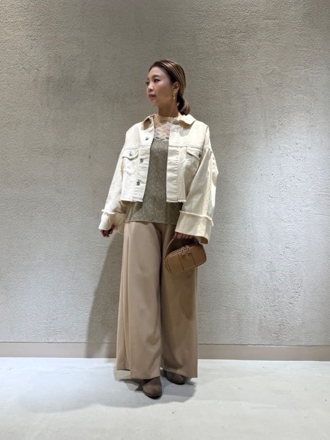 Vinのレースシアートップスを使ったコーディネートを紹介します。｜Rakuten Fashion(楽天ファッション／旧楽天ブランドアベニュー)5167622