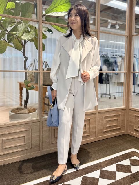 INEDの《大草直子コラボ》カシミヤジレ《COLOMBO》を使った