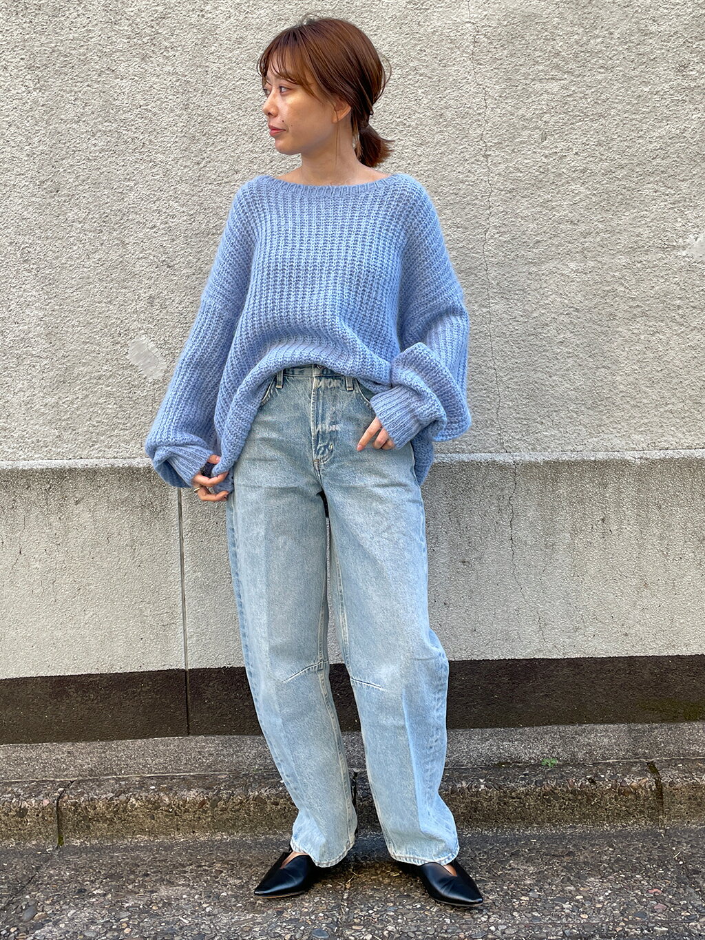 1er Arrondissementのスーリーアルパカラフプルオーバーを使ったコーディネートを紹介します。｜Rakuten Fashion(楽天ファッション／旧楽天ブランドアベニュー)5172342