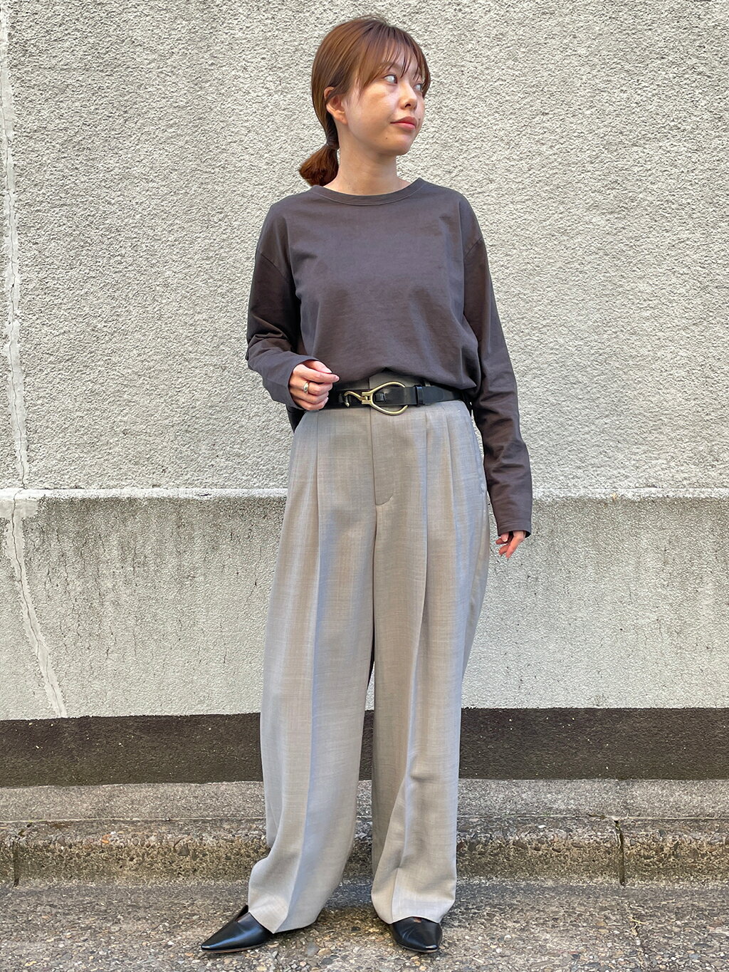 1er ArrondissementのオーバーダイロンTシャツを使ったコーディネートを紹介します。｜Rakuten Fashion(楽天ファッション／旧楽天ブランドアベニュー)5172345