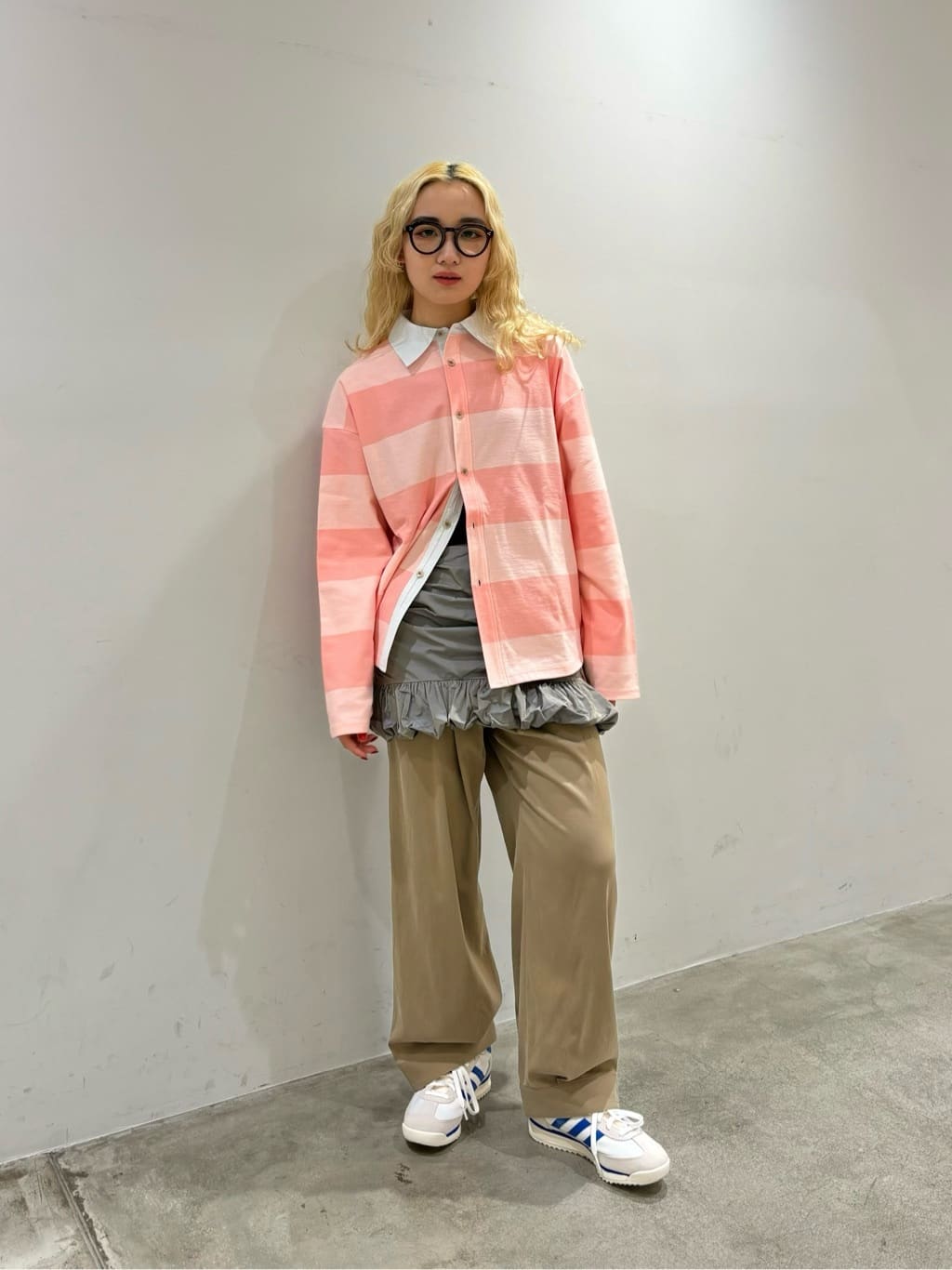 ＜ATTISESSION＞コットン ビッグ ラグビー シャツ ATTISESSION（アティセッション）の「＜ATTISESSION＞コットン ビッグ