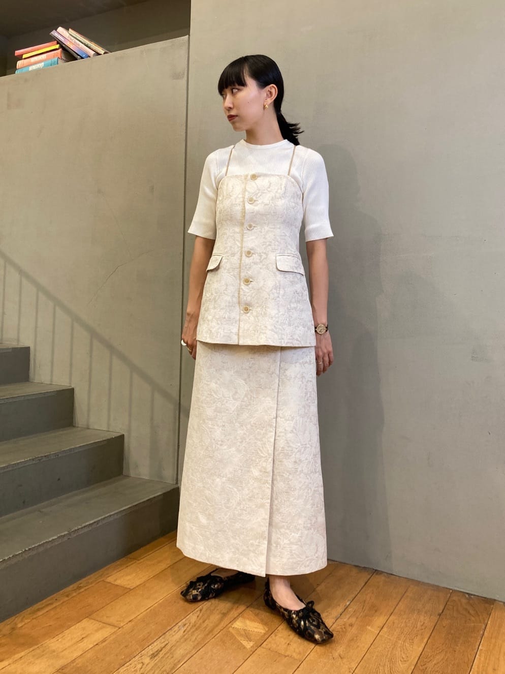 TOMORROWLAND | ボタニカルジャカード ビスチェ | Rakuten Fashion