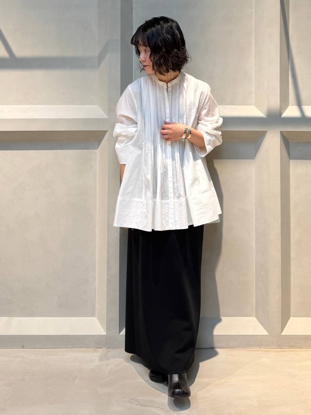 Curensologyのエアリーフレアブラウスを使ったコーディネートを紹介します。｜Rakuten Fashion(楽天ファッション／旧楽天ブランドアベニュー)5179211
