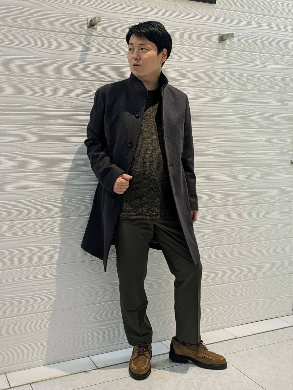 TAKEO KIKUCHIの【尾州織】ウールブレンド パイルカットソーを使ったコーディネートを紹介します。｜Rakuten Fashion(楽天ファッション／旧楽天ブランドアベニュー)5181242