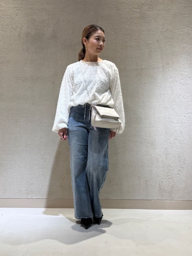 Vinのドロストワイドデニムを使ったコーディネートを紹介します。｜Rakuten Fashion(楽天ファッション／旧楽天ブランドアベニュー)5181716