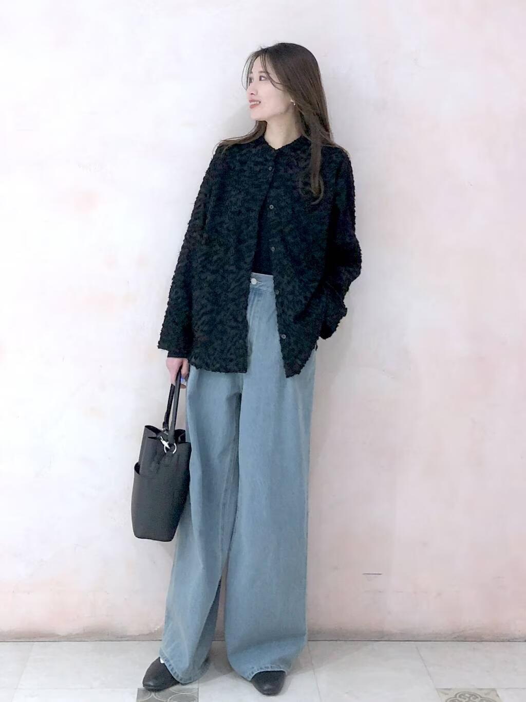 LAKOLEのバンドカラージャガードシャツ長袖を使ったコーディネートを紹介します。｜Rakuten Fashion(楽天ファッション／旧楽天ブランドアベニュー)5182346