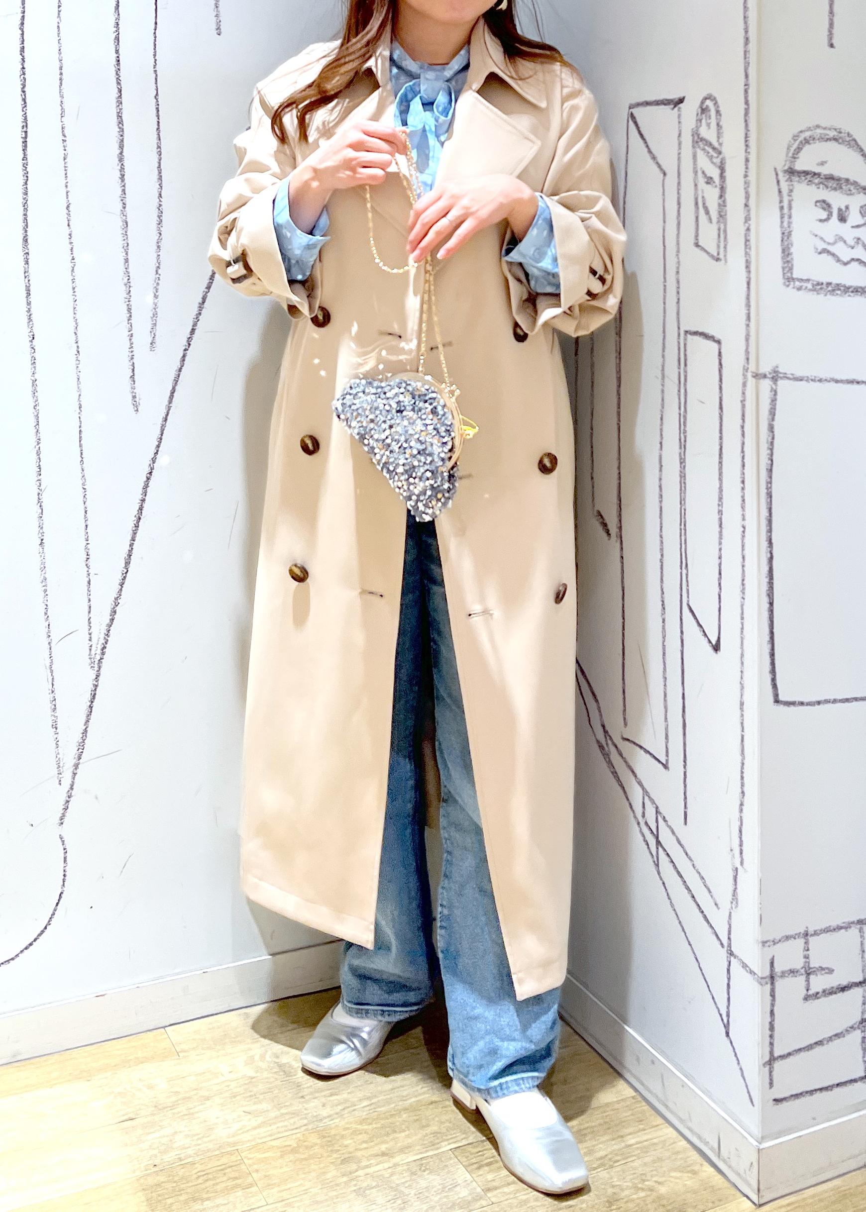 ROPE' PICNICの【低身長・小柄さん向け/撥水加工・花粉ガード】トレンチコートを使ったコーディネートを紹介します。｜Rakuten Fashion(楽天ファッション／旧楽天ブランドアベニュー)5240647