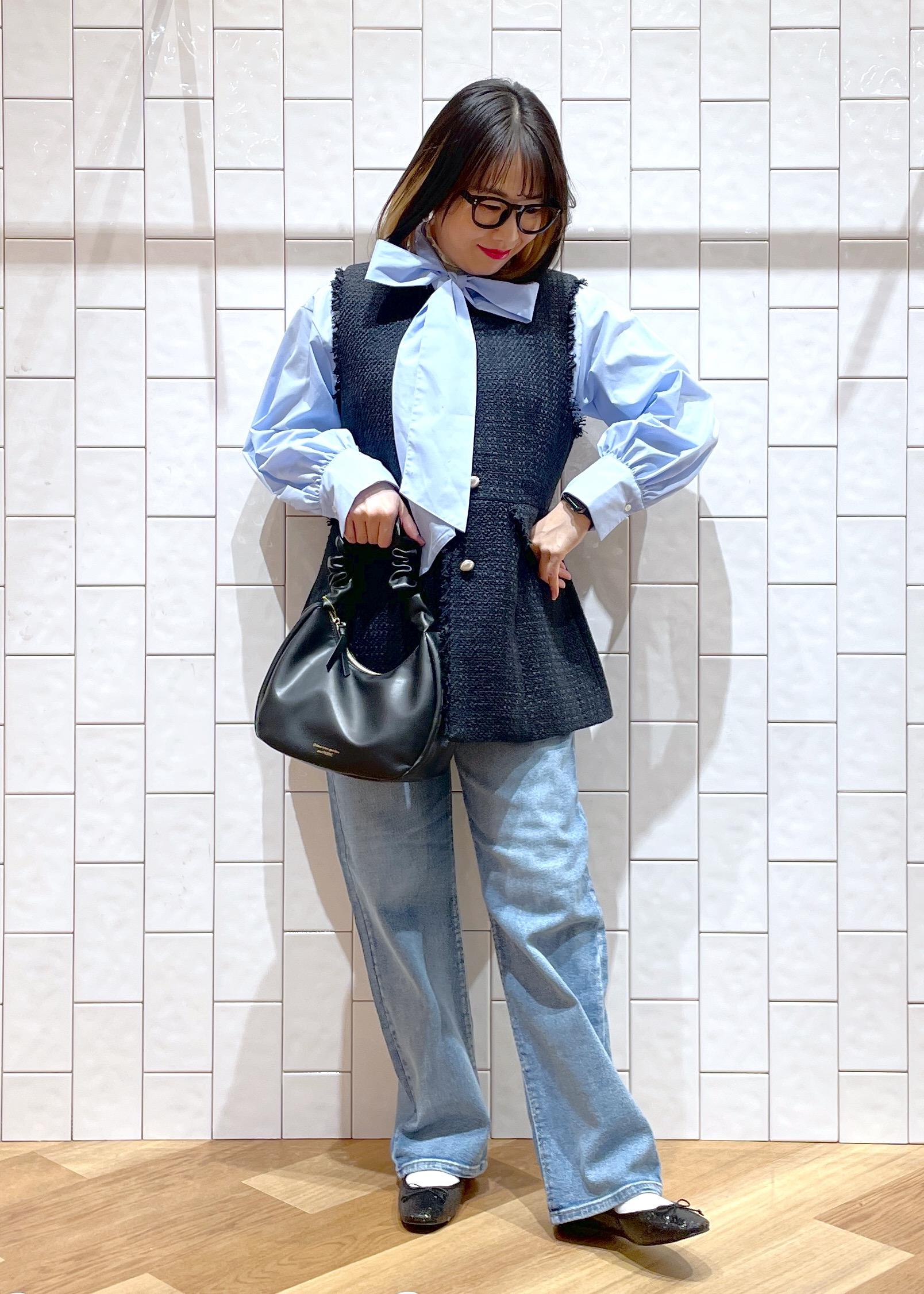 ROPE' PICNICのセレモニー・通勤対応/ツイードジレベストを使ったコーディネートを紹介します。｜Rakuten Fashion(楽天ファッション／旧楽天ブランドアベニュー)5240669