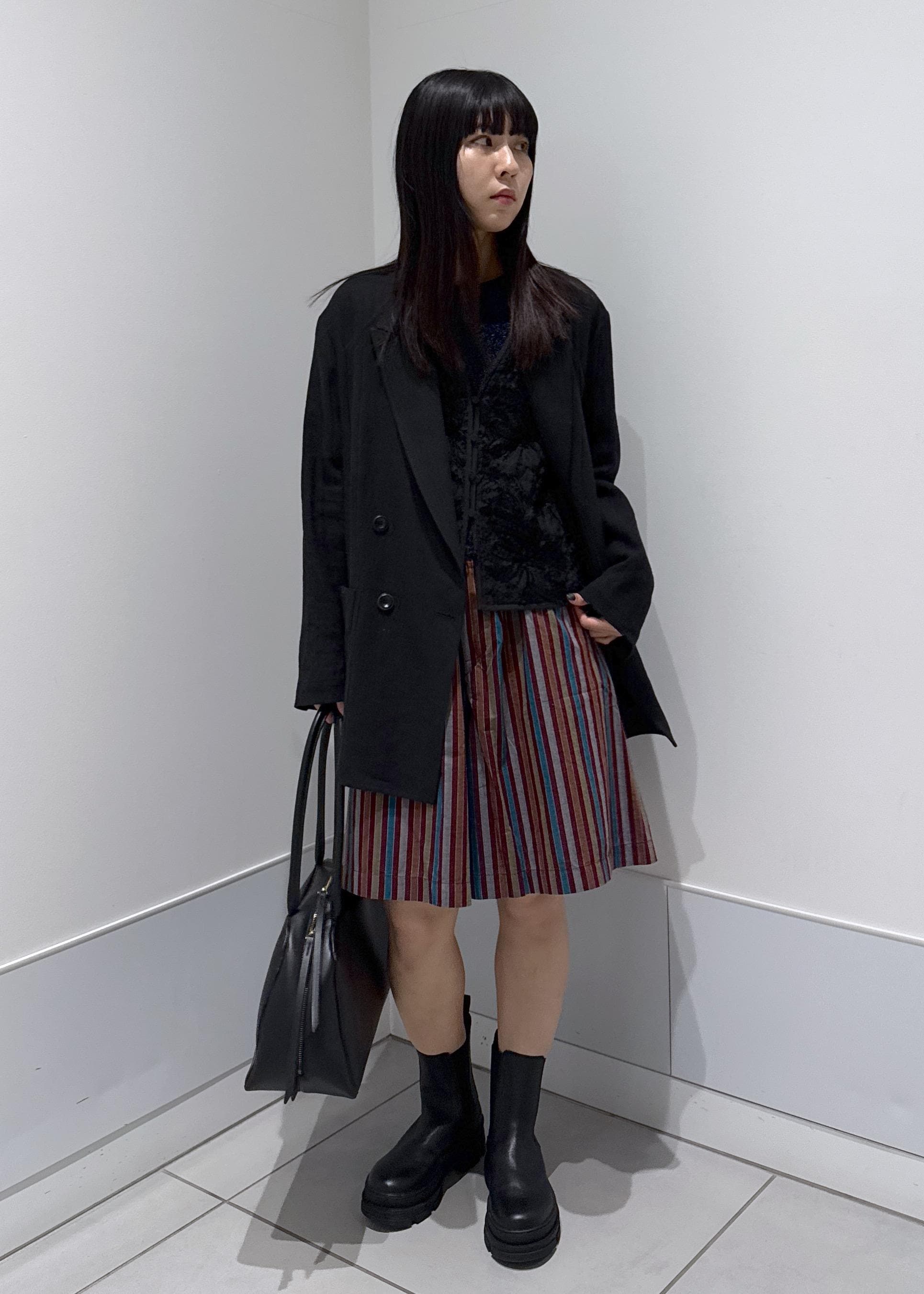 SALON adam et rope'のスプリットレザーミドルボストンバッグ 2 / 軽量を使ったコーディネートを紹介します。｜Rakuten Fashion(楽天ファッション／旧楽天ブランドアベニュー)5272151