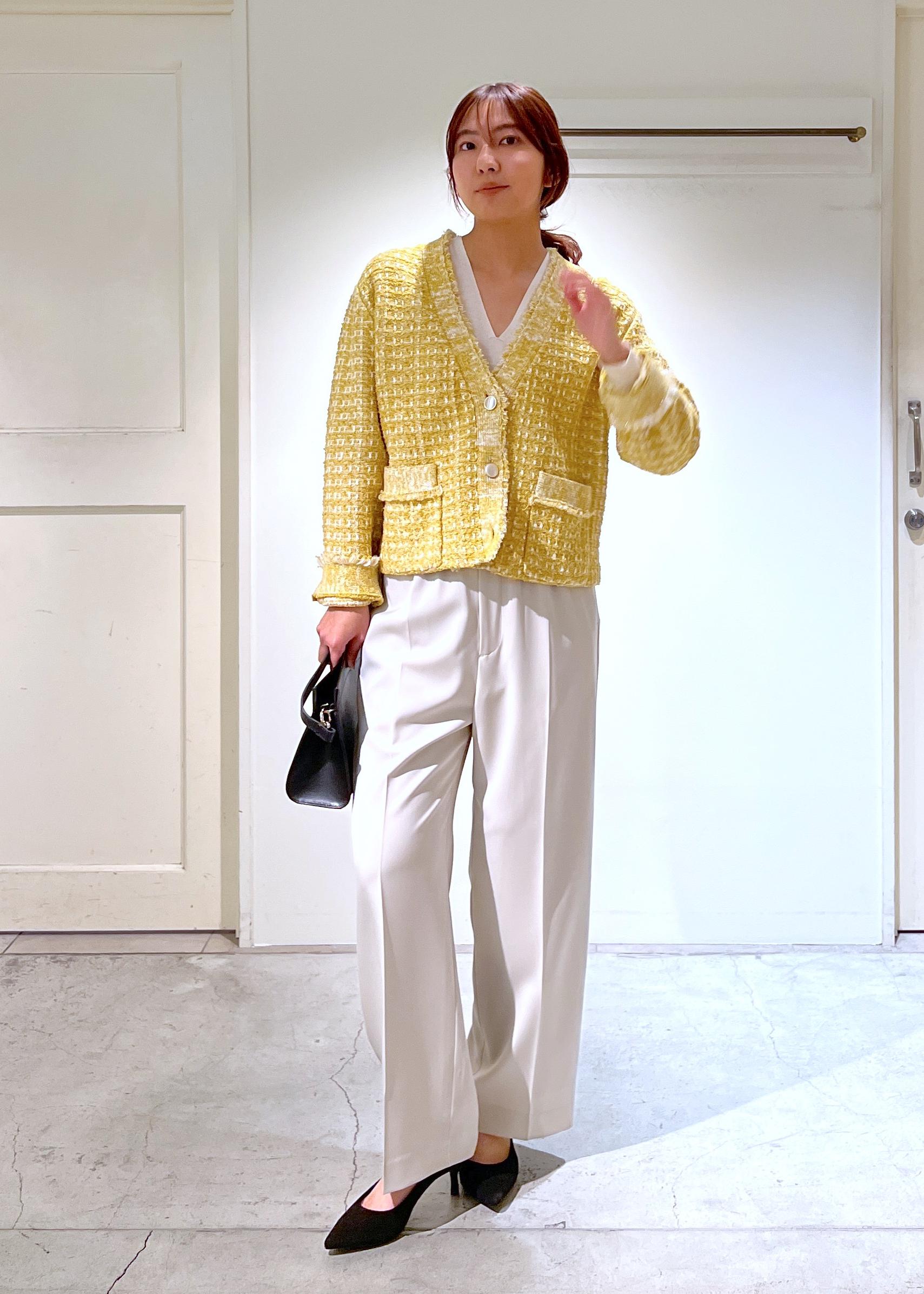 SALON adam et rope'の【追加】イージーストレッチストレートパンツ2/スラックス【接触冷感・UVケア・洗える】を使ったコーディネートを紹介します。｜Rakuten Fashion(楽天ファッション／旧楽天ブランドアベニュー)5272165