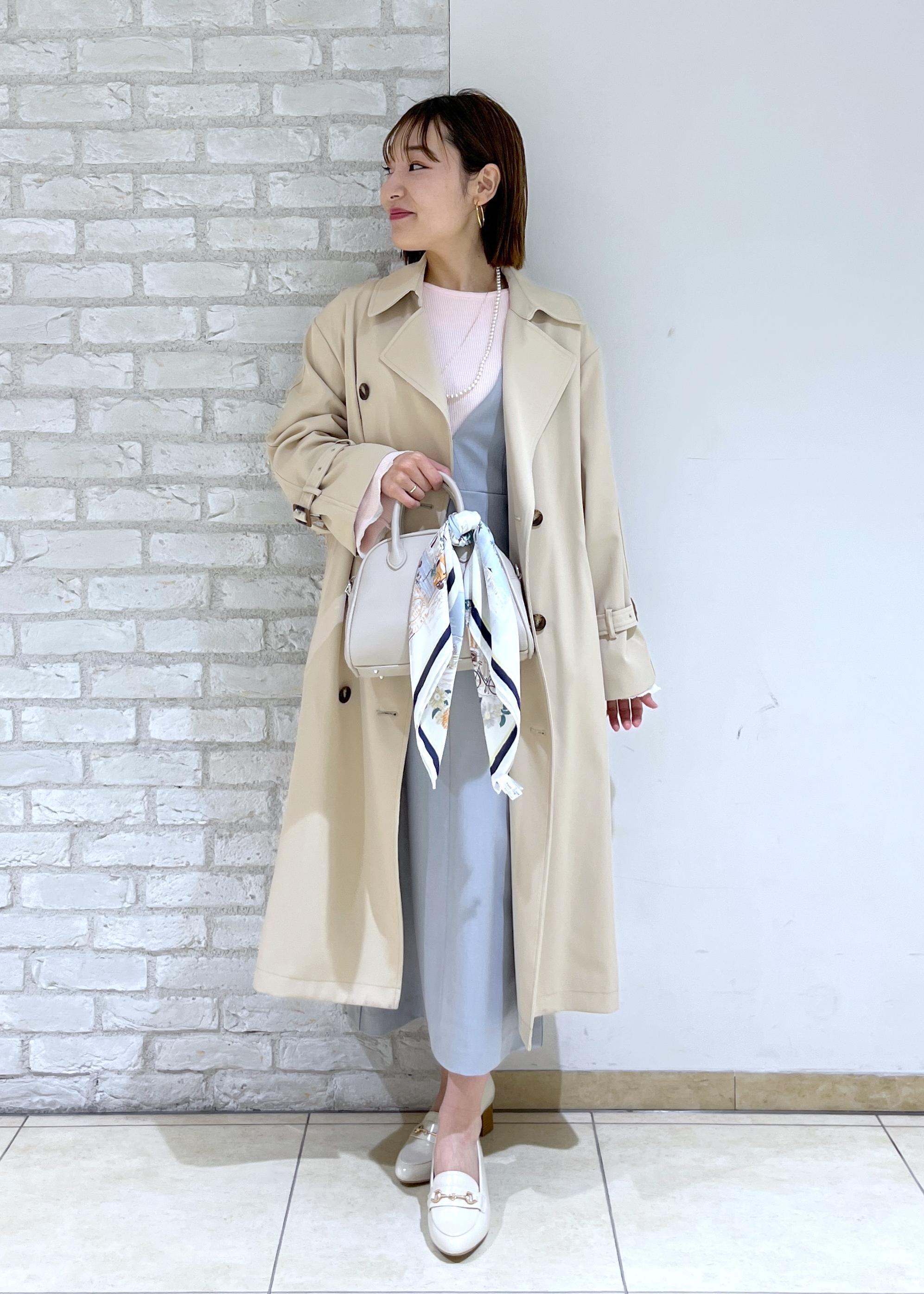 ROPE' PICNICの【低身長・小柄さん向け/撥水加工・花粉ガード】トレンチコートを使ったコーディネートを紹介します。｜Rakuten Fashion(楽天ファッション／旧楽天ブランドアベニュー)5273218